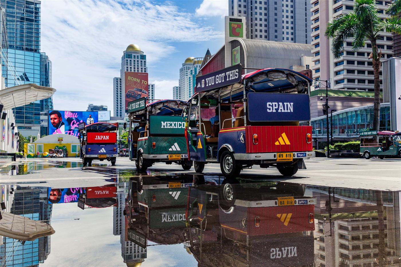 Adidas x Messi — Tuk-tuk Fleet